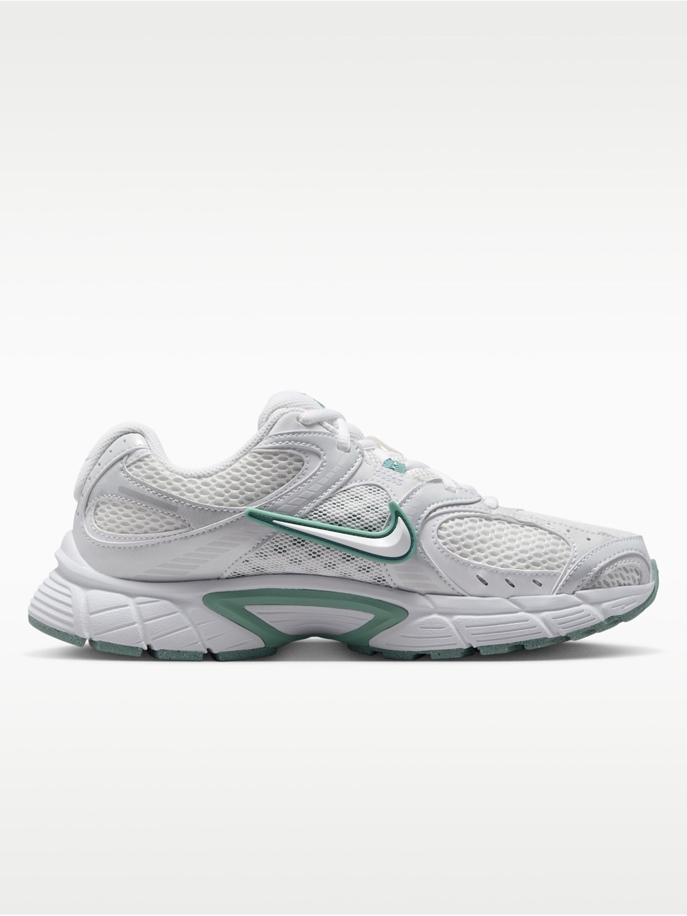 Nike V5 RNR White and Teal Women's Mesh Athletic Sneaker